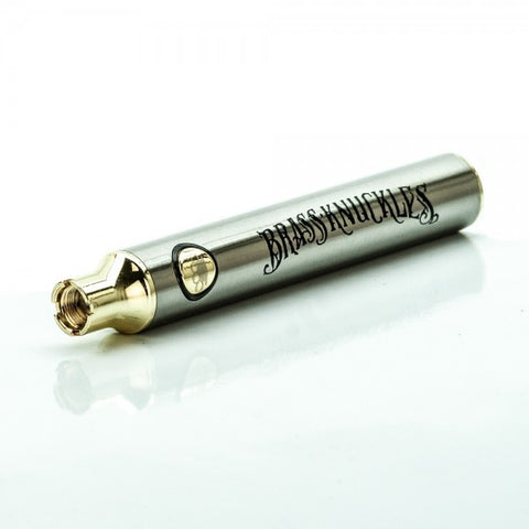 Brass Knuckles OG SILVER Vape Pen Battery w/USB charger